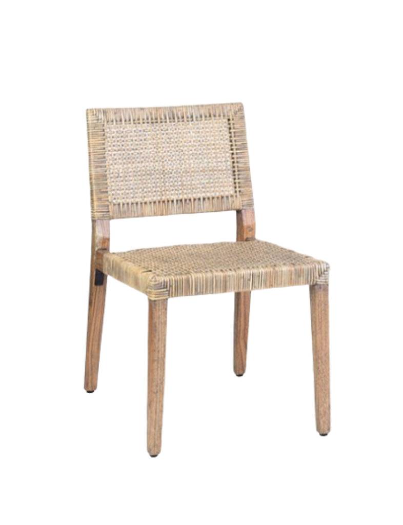 modern rattan dining chair 