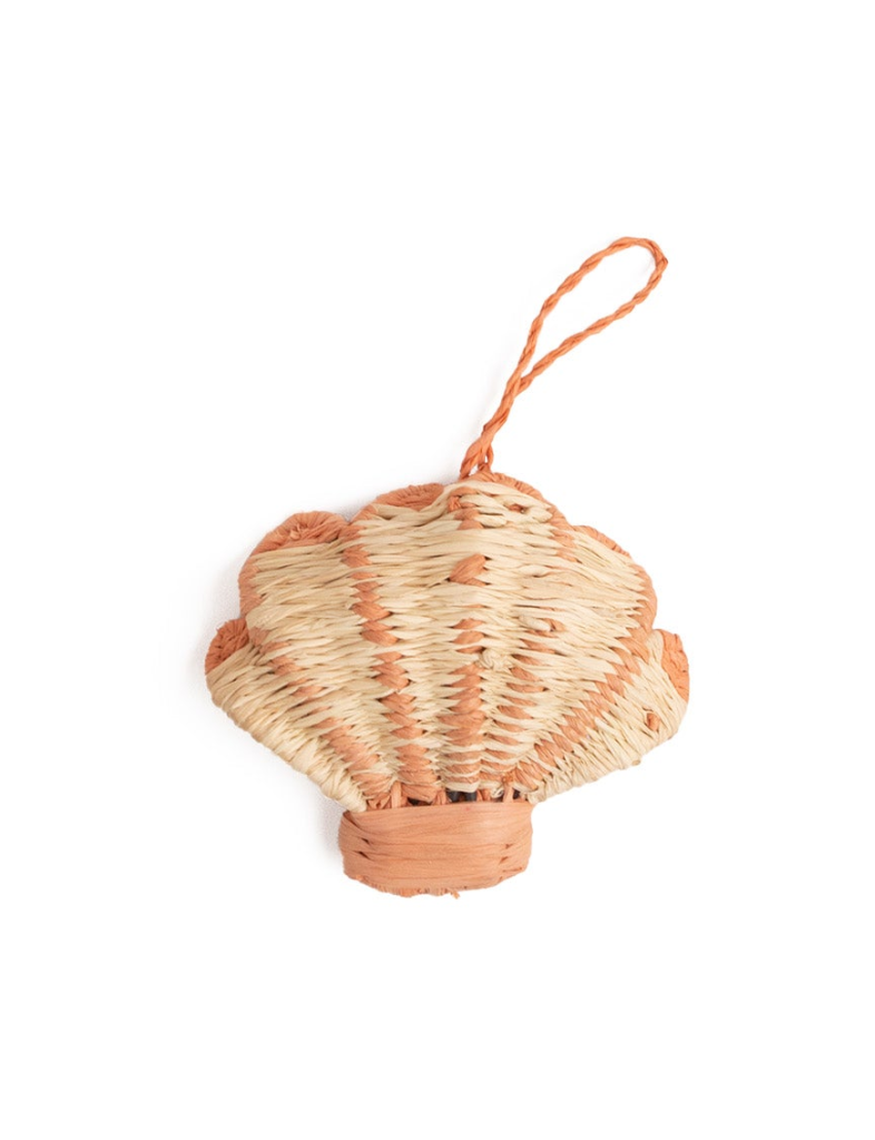 Peach Shell Ornament