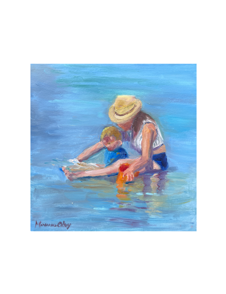 Playtime Oil Painting