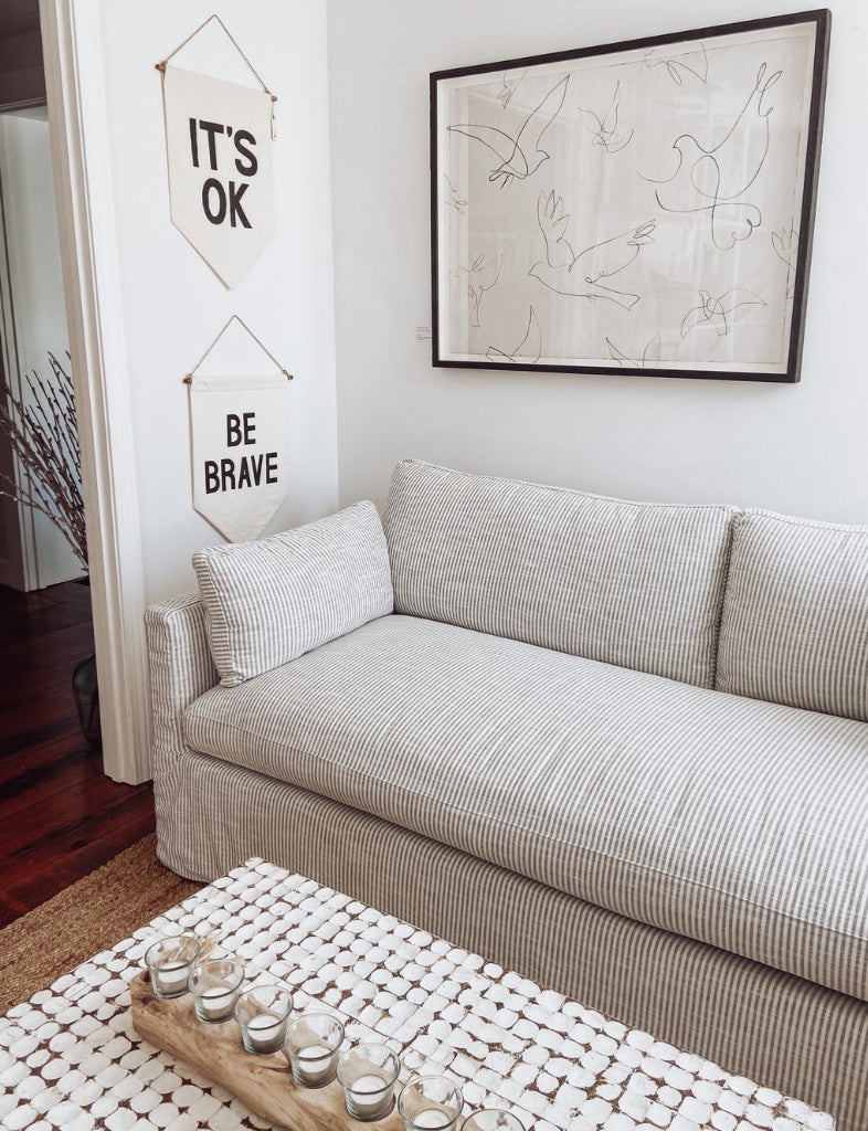 Savin Slipcover Sofa – Elburne